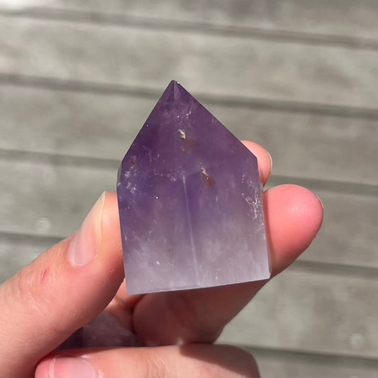 Amethyst Small Generator Crystal - Calming, Protective, Balancing