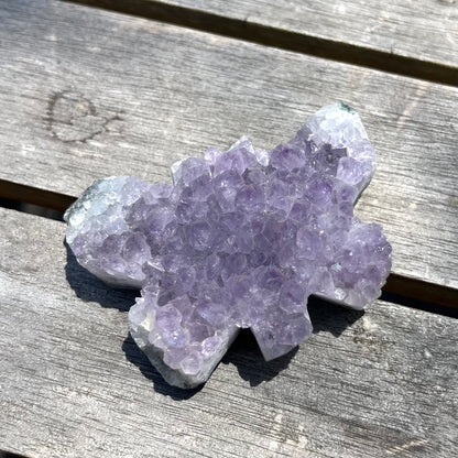 Amethyst Small Butterfly Crystal - Calming, Protective, Balancing