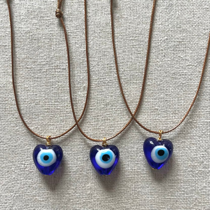 Evil Eye Heart Protection Pendant