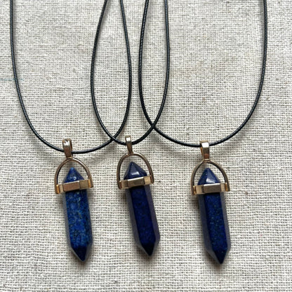 Energy Point Pendant - Lapis Lazuli