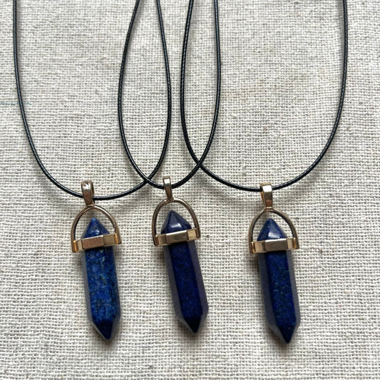 Energy Point Pendant - Lapis Lazuli