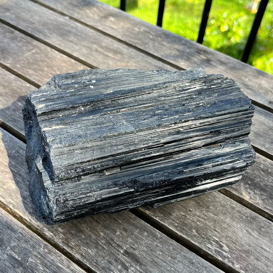 Black Tourmaline XXL Raw Crystal - Protection