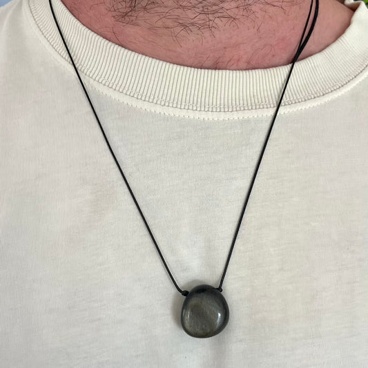 Protection Pendant - Golden Sheen Obsidian