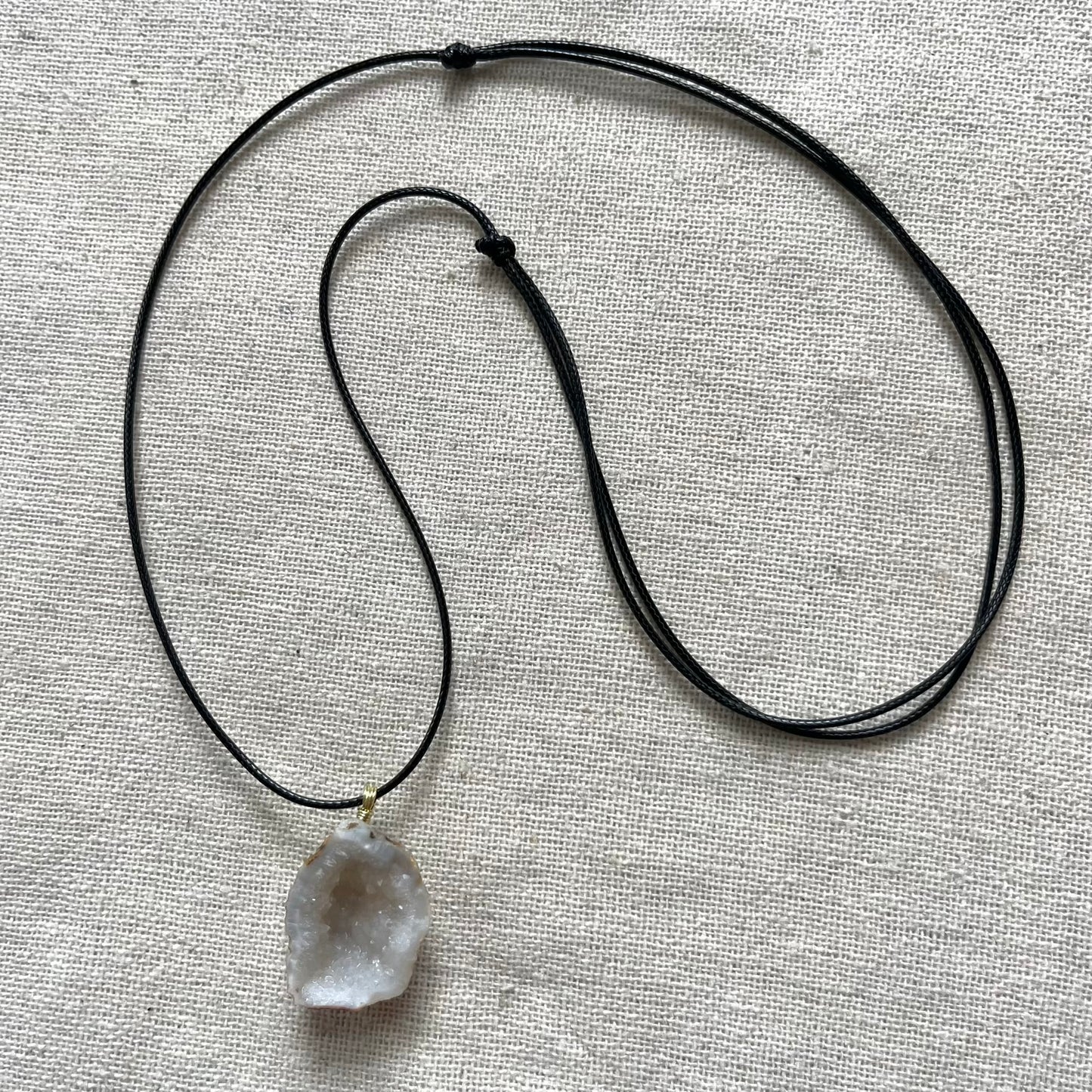 Quartz Geode Pendant