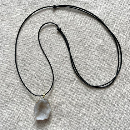 Quartz Geode Pendant