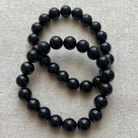 Onyx 10mm Beaded Bracelet - Confidence