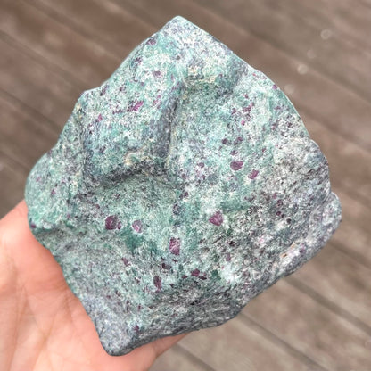 Ruby Fuchsite Large Raw Crystal - Joy, Love