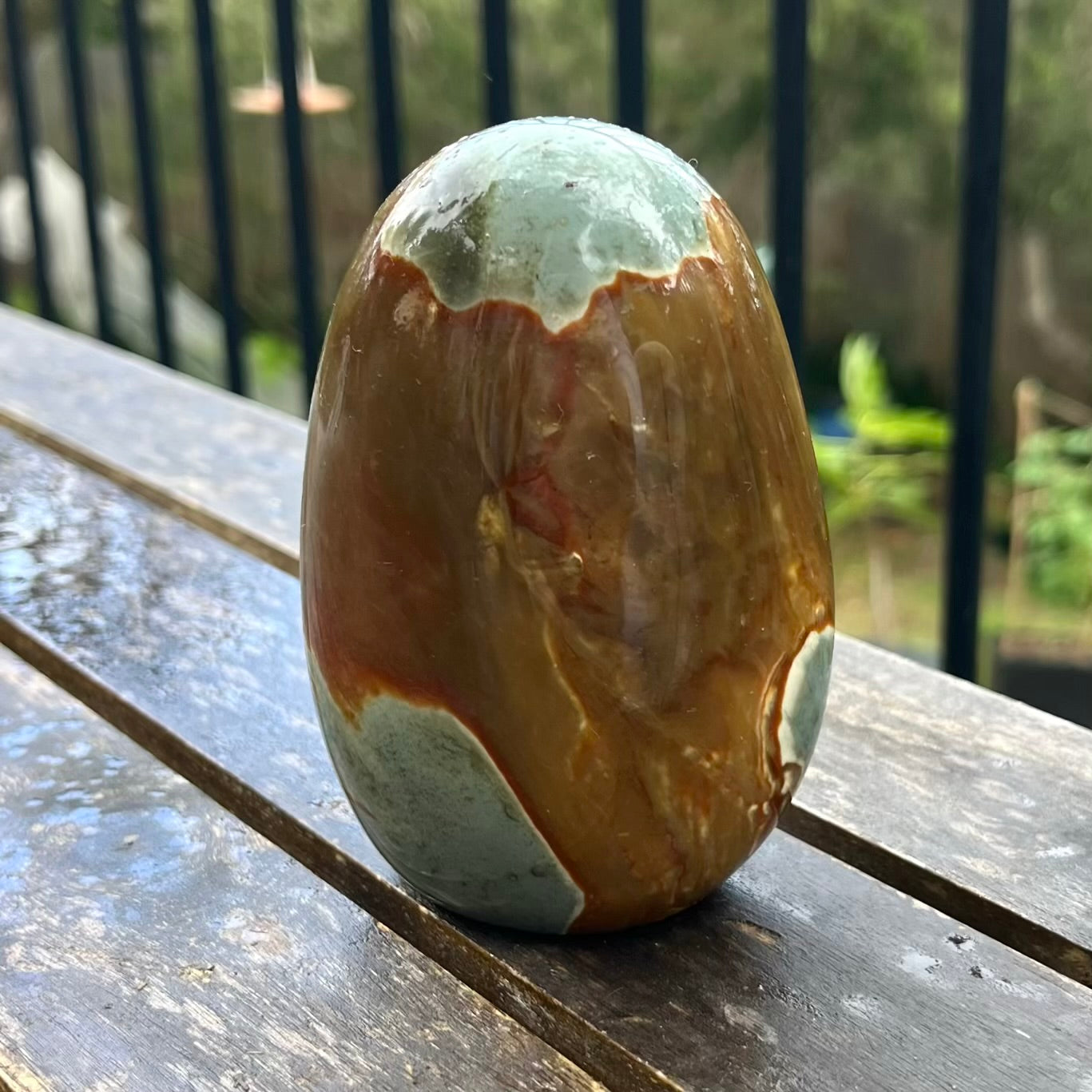 Polychrome Jasper Large Freeform Crystal - Vitality, Motivation