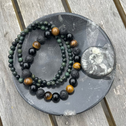 Goniatite Fossil Small Dish - Ancient, Grounding, Strength