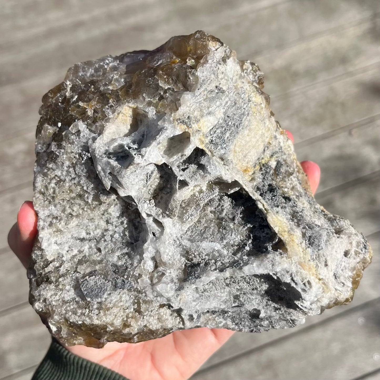 Amethyst XXL Cluster Crystal - Calming, Protective, Balancing