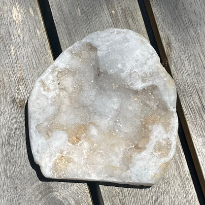 Quartz Geode Large Crystal - Clarity, Amplification, Light