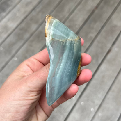 Blue Onyx Medium Crystal Bowl - Calm, Peace, Grounding