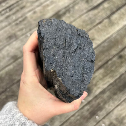 Black Tourmaline XL Raw Crystal - Protection