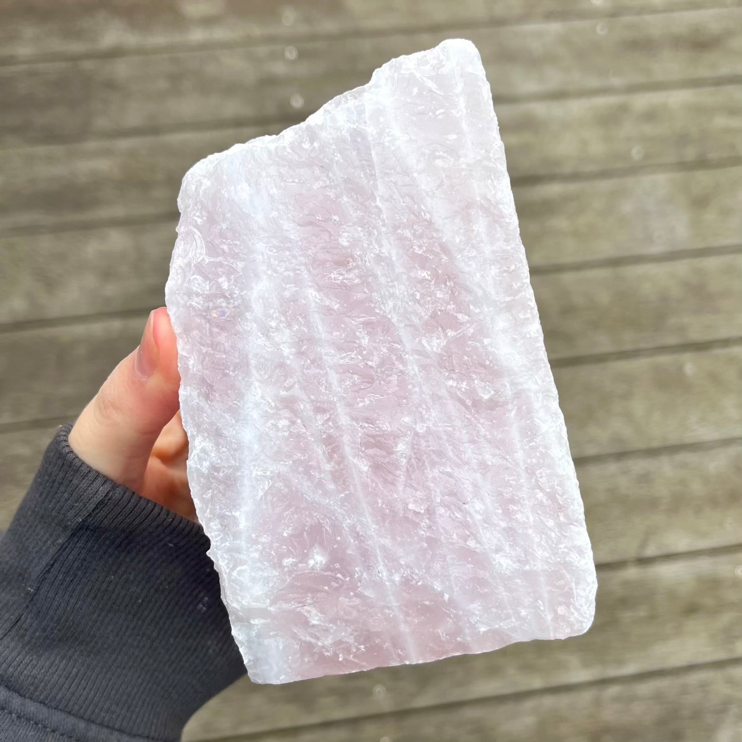 Rose Quartz XL Raw Base-Cut Crystal - Unconditional Love, Emotional Healing