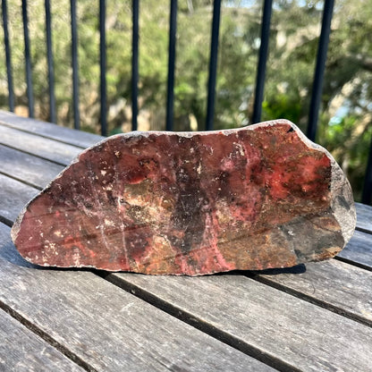 Rhodonite Large Slab Crystal - Compassion, Emotional Healing