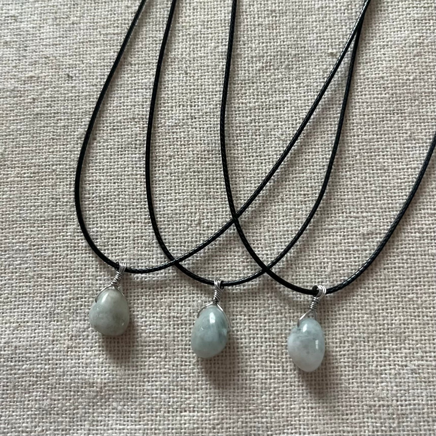 Mini Gem Pendant - Aquamarine