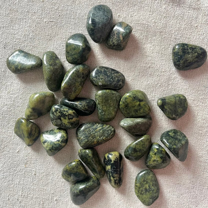 Nephrite Jade Tumble Stone - Abundance, Protection, Nurture