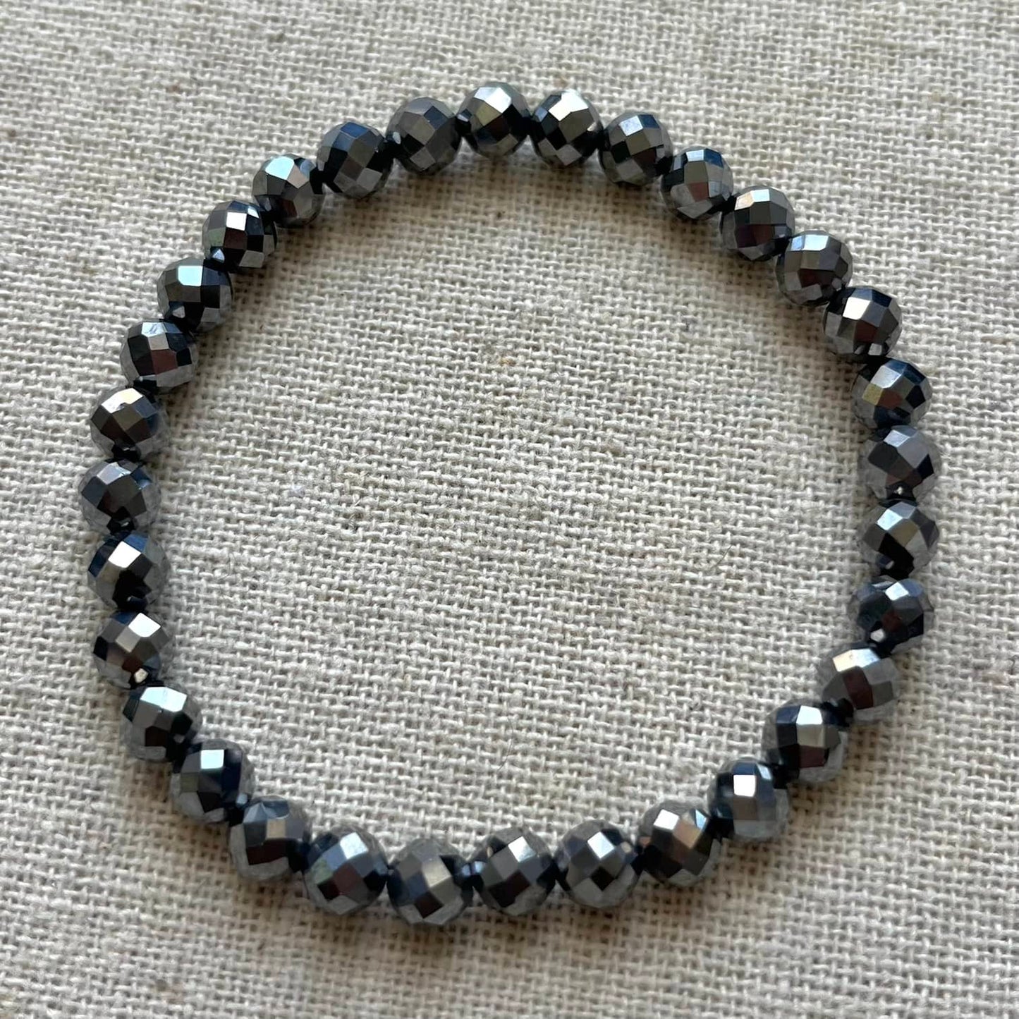 Terahertz 6mm Faceted Bracelet - Energizing