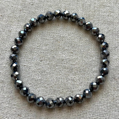 Terahertz 6mm Faceted Bracelet - Energizing