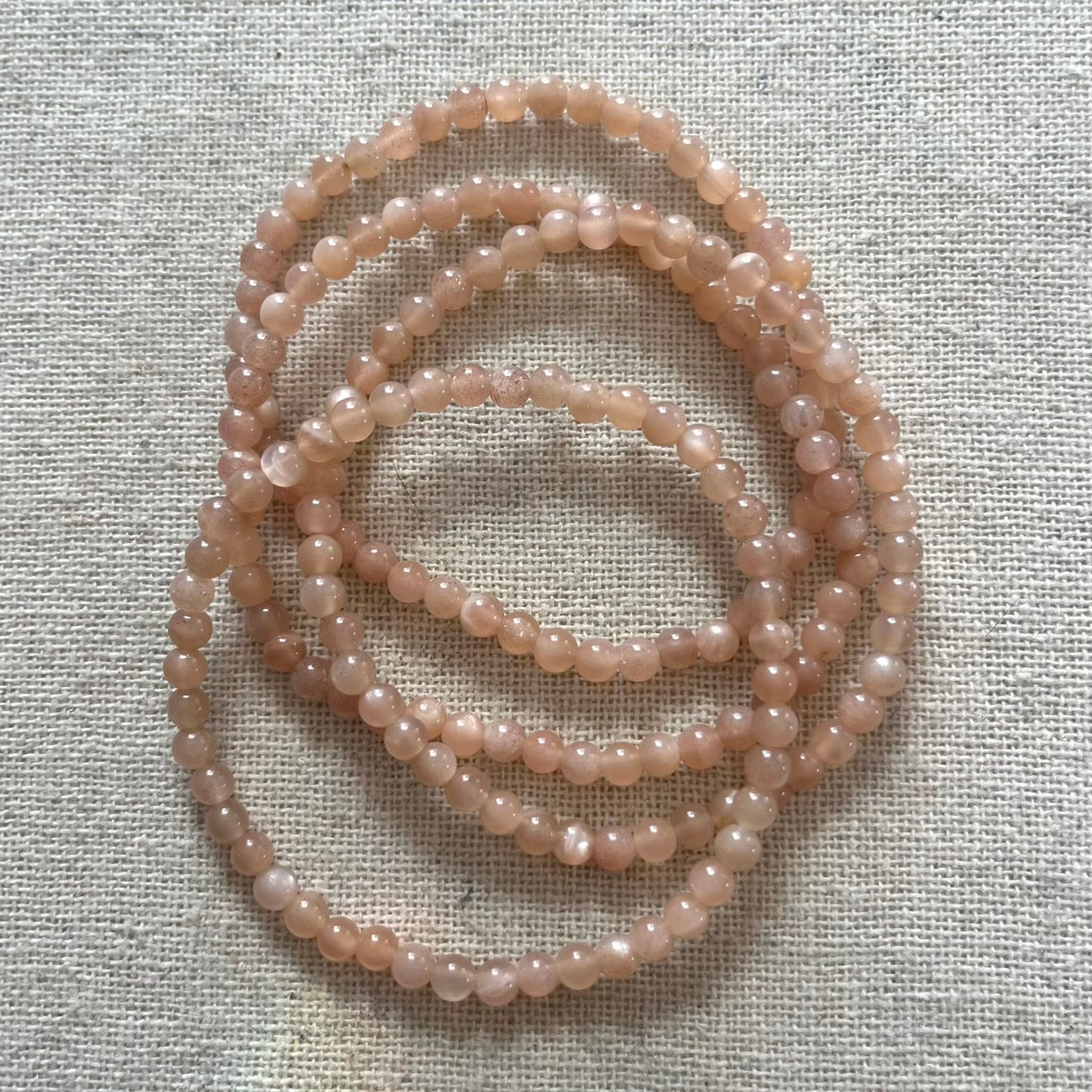 Sunstone 4mm Beaded Bracelet - Confidence