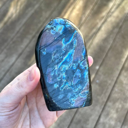 Labradorite Large Freeform Crystal - Intuition, Transformation