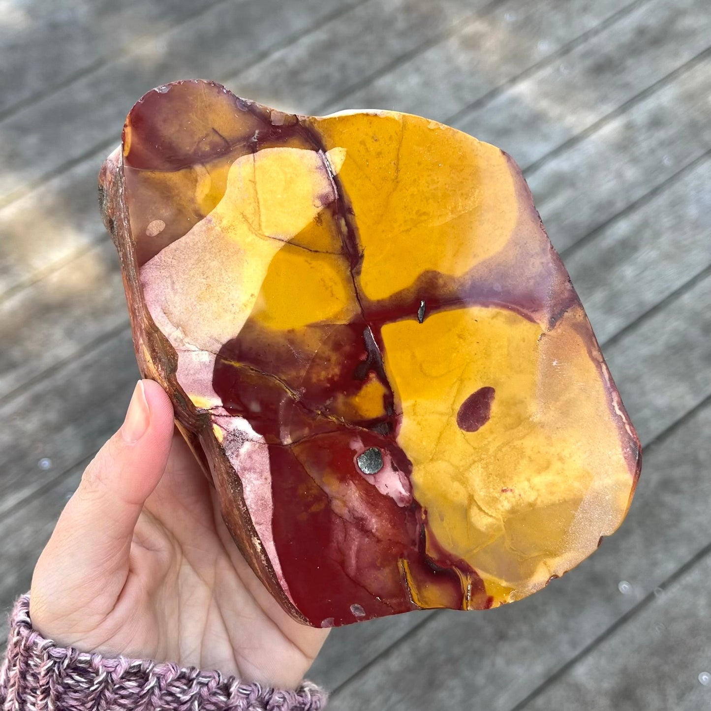 Mookaite Large Slab Crystal - Inner Strengh, Motivation