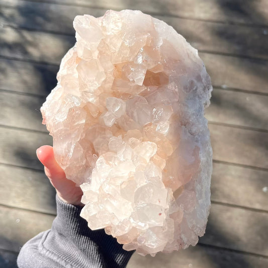 Apophyllite XXL Cluster Crystal - Calming, Intuition, Clarity, Spiritual Connection