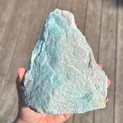 Amazonite XL Base-cut Raw Stone - Calm, Empowering