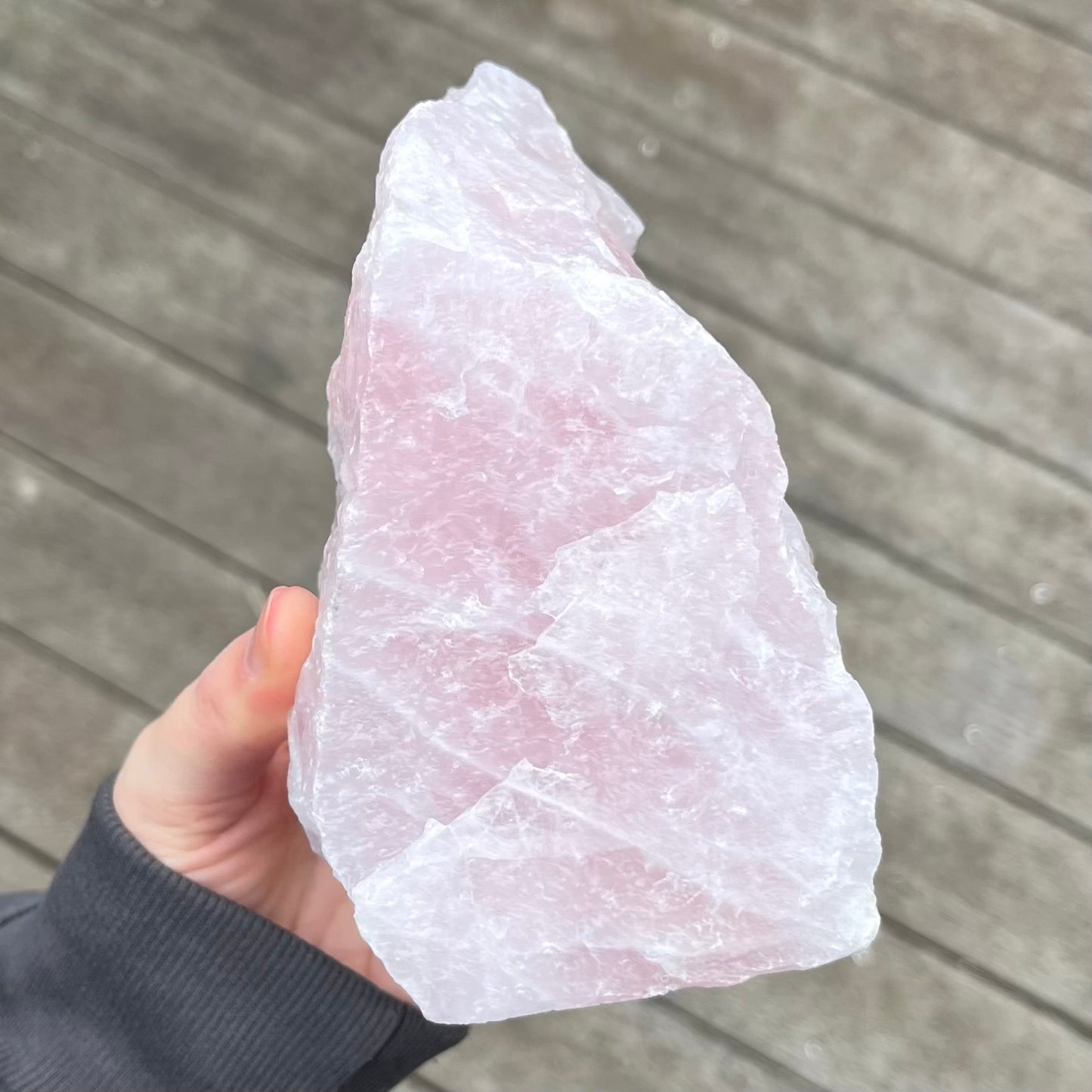 Rose Quartz XL Raw Base-Cut Crystal - Unconditional Love, Emotional Healing