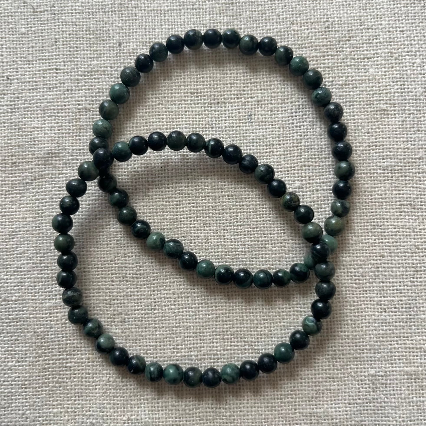 Kambaba Jasper 4mm Beaded Bracelet - Grounding