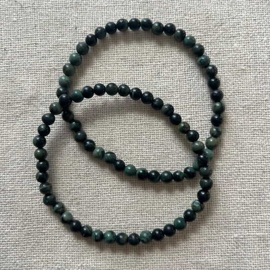 Kambaba Jasper 4mm Beaded Bracelet - Grounding