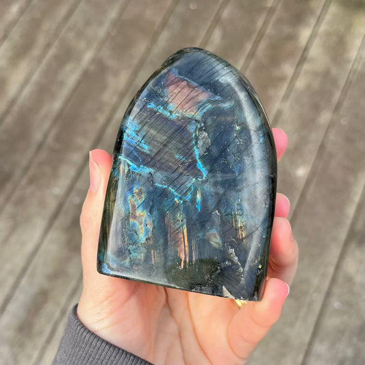 Labradorite Large Freeform Crystal - Intuition, Transformation