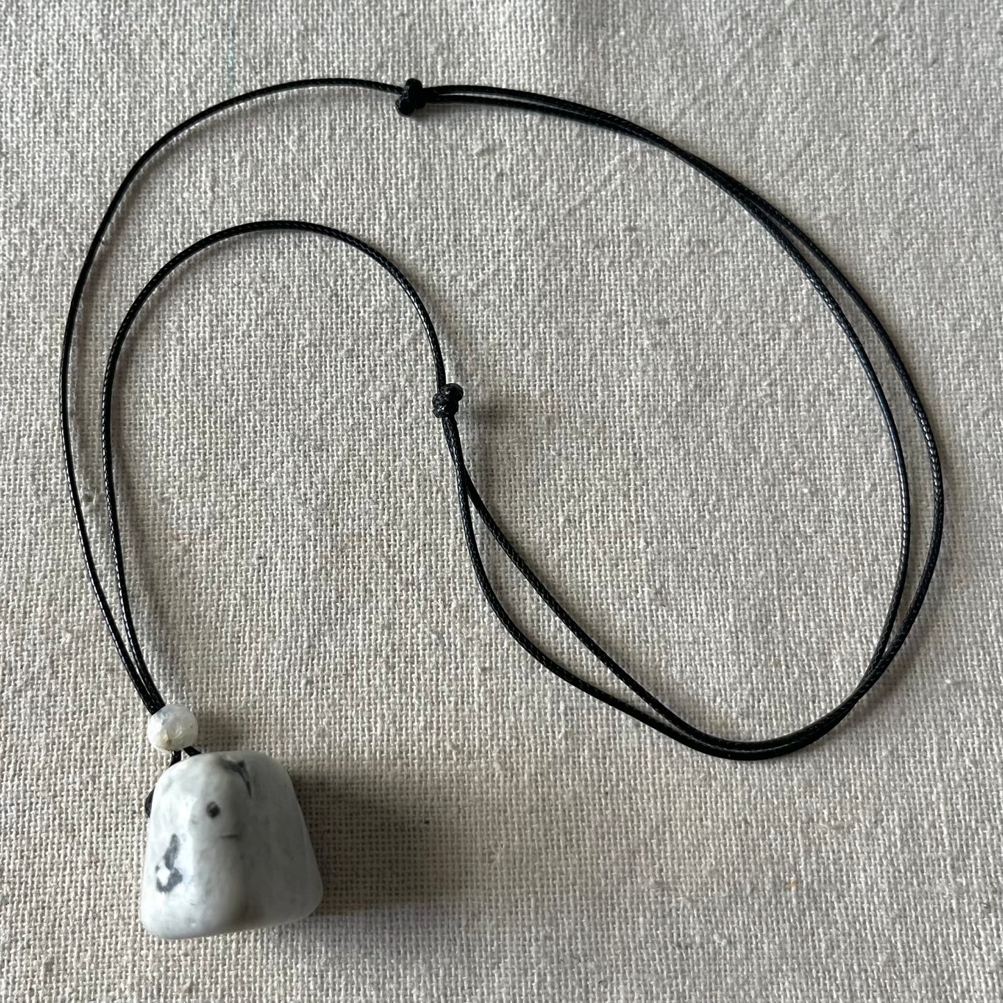 Moonstone Large Polished Stone Pendant - Intuition