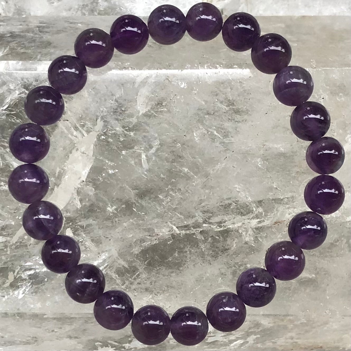 Amethyst Bracelet - Lithos Crystals