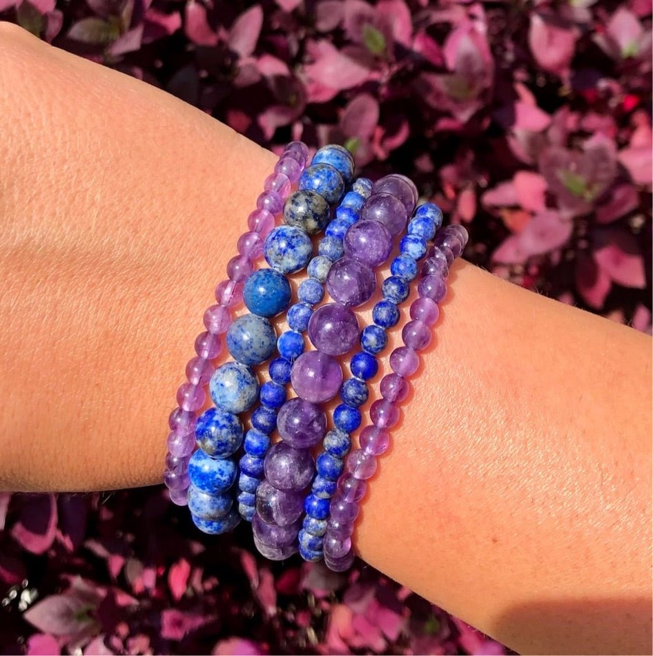 Amethyst Bracelet - Lithos Crystals