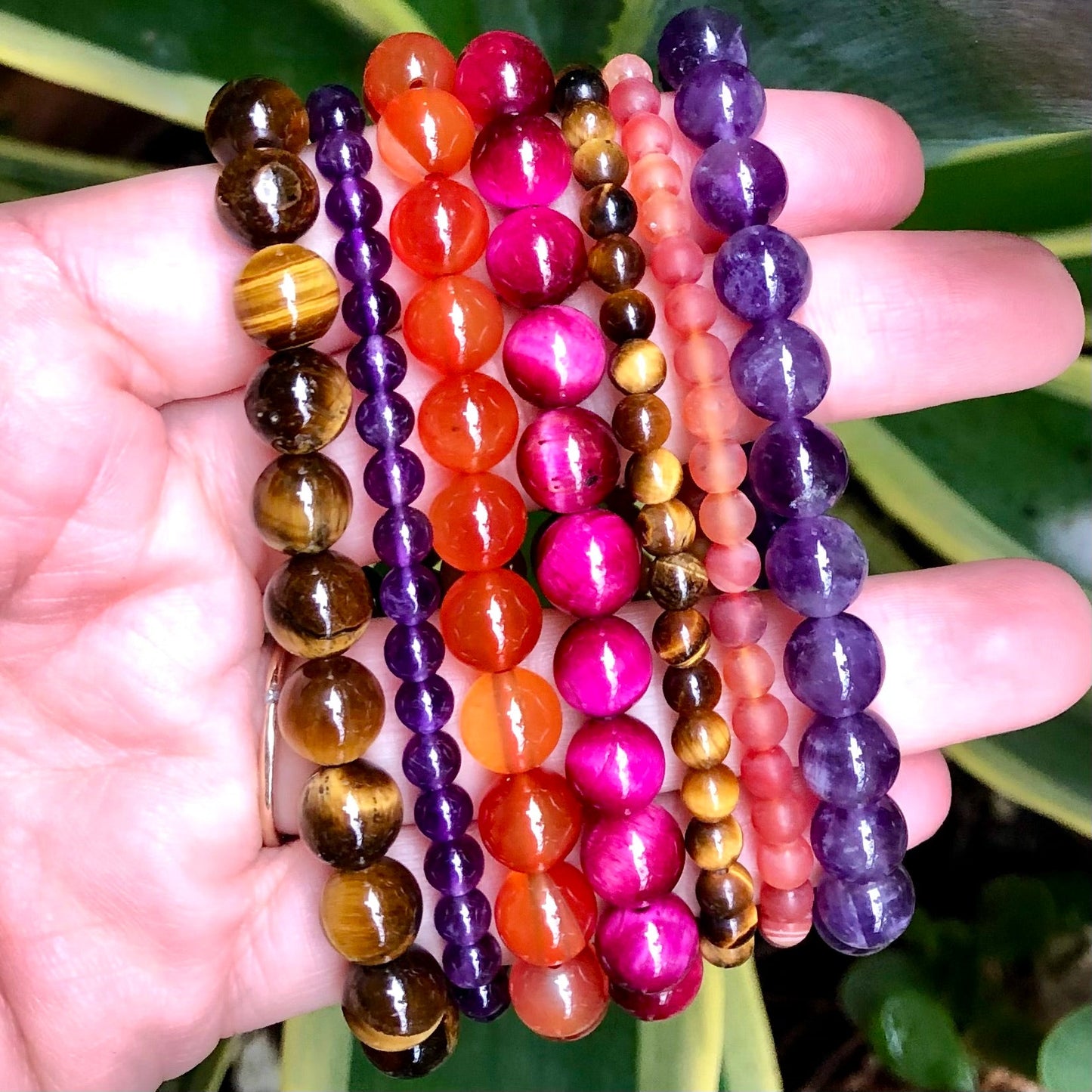 Amethyst Bracelet - Lithos Crystals