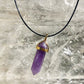 Amethyst Point Pendant - Lithos Crystals