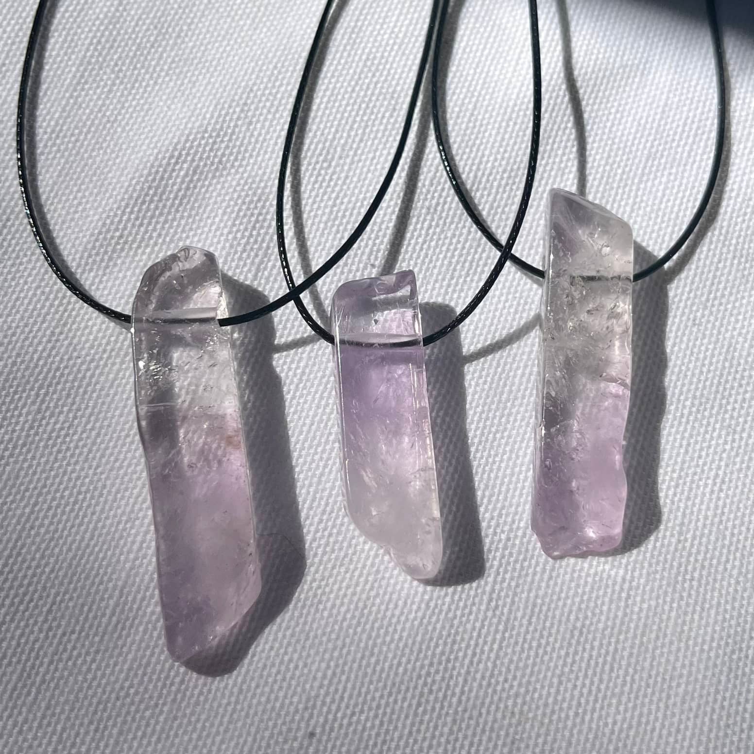 Amethyst Raw Pendant - Lithos Crystals