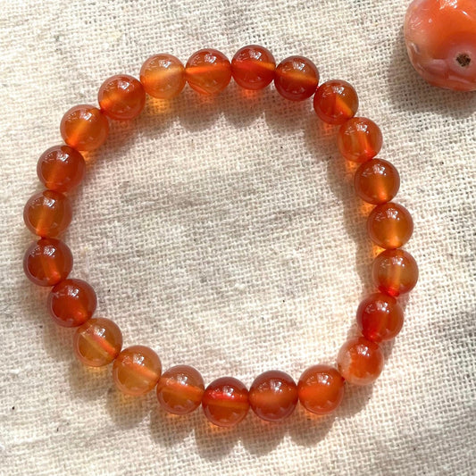 Carnelian Bracelet - Lithos Crystals