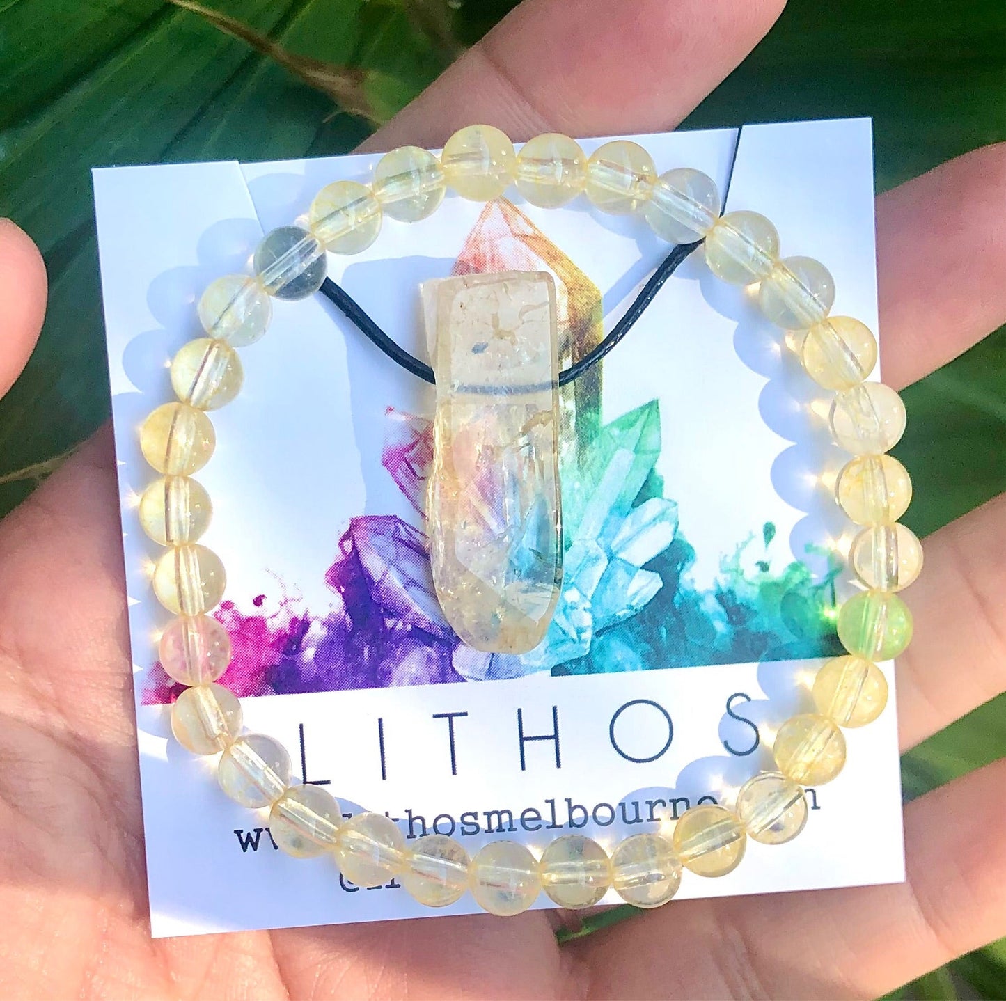 Citrine Bracelet - Lithos Crystals