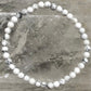 Howlite Bracelet - Lithos Crystals