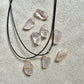Rose Quartz Wire Wrap Pendant