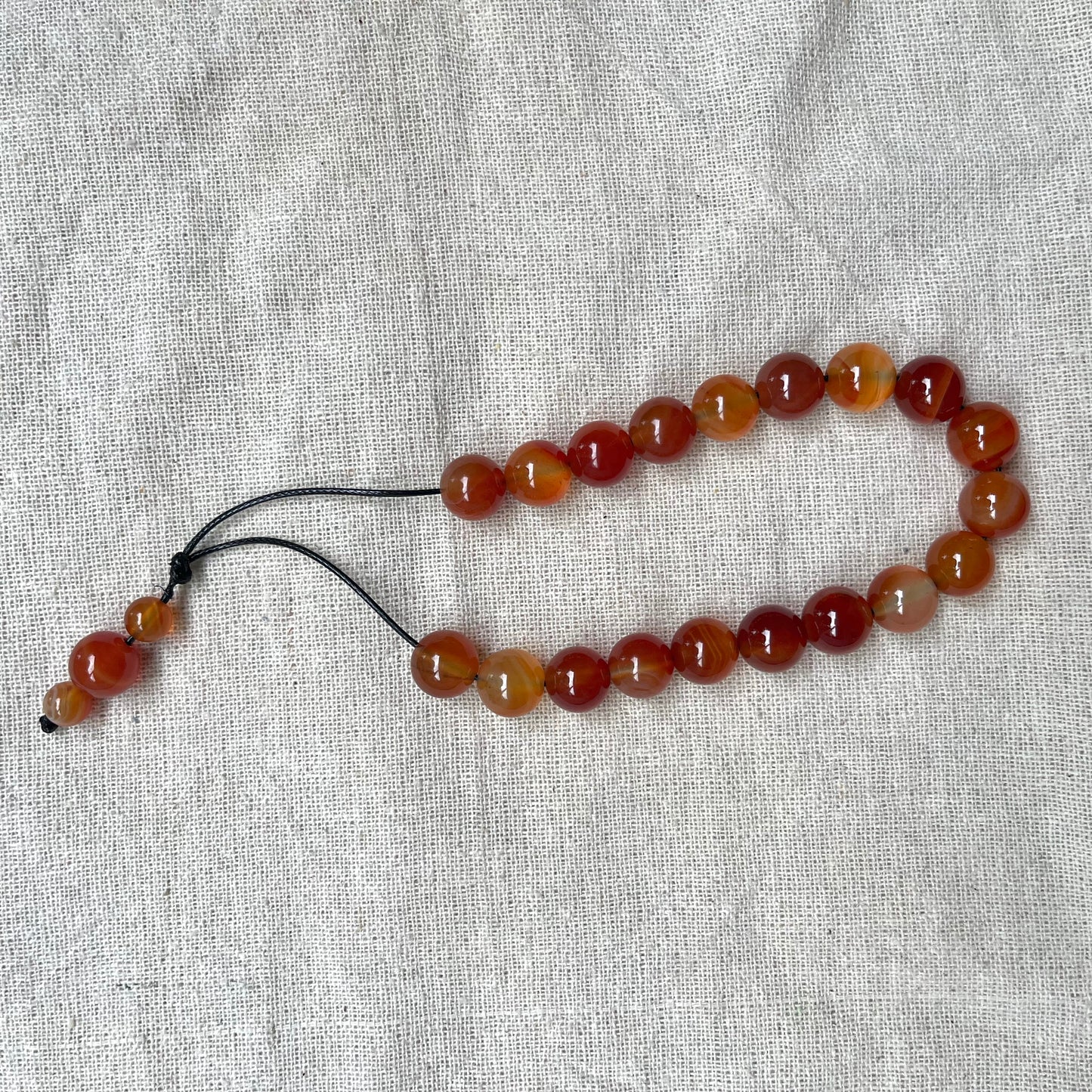 Carnelian Komboloi Worry Beads