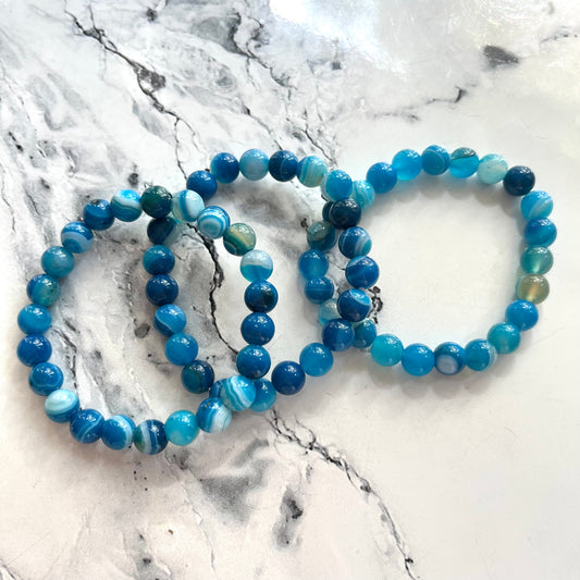 Blue Agate Bracelet