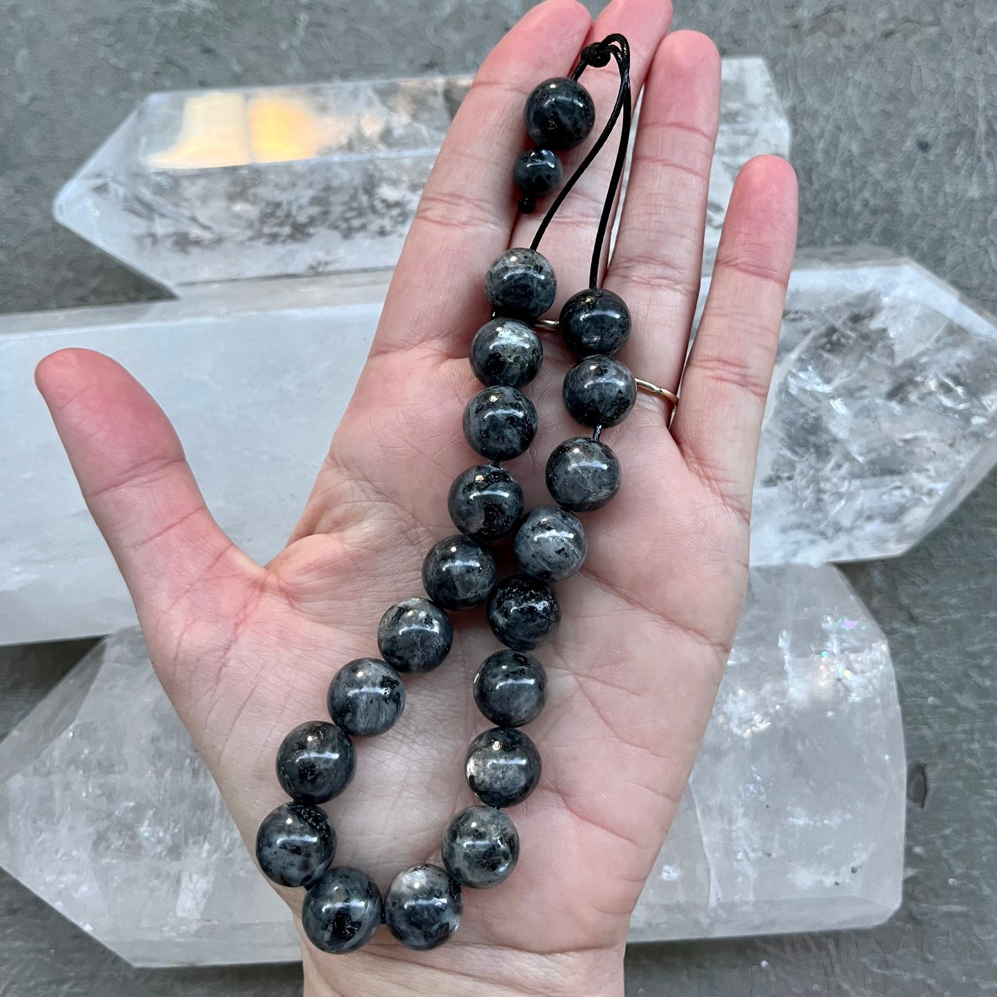 Labradorite Komboloi Worry Beads