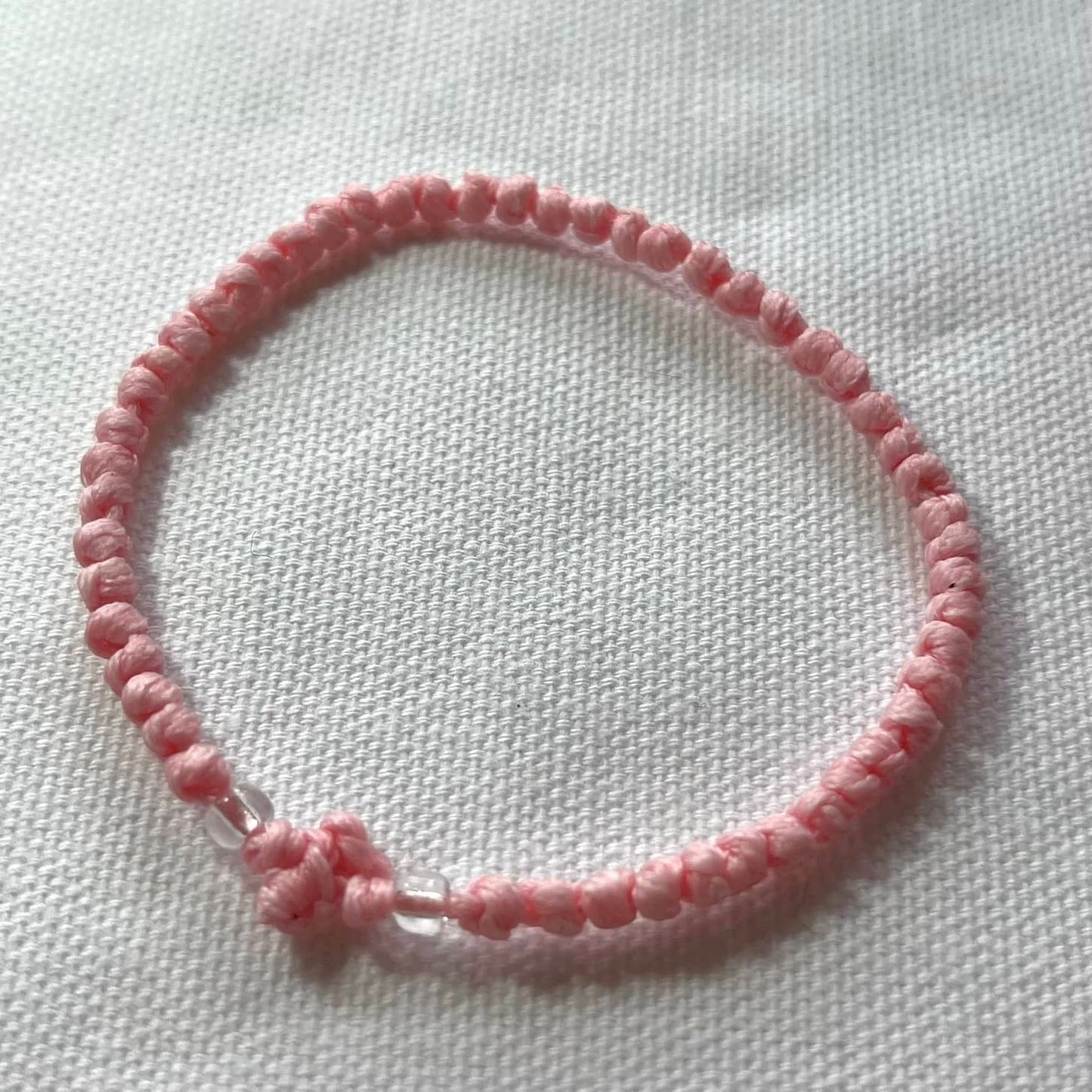 Komboskini Pink Bracelet - Lithos Crystals