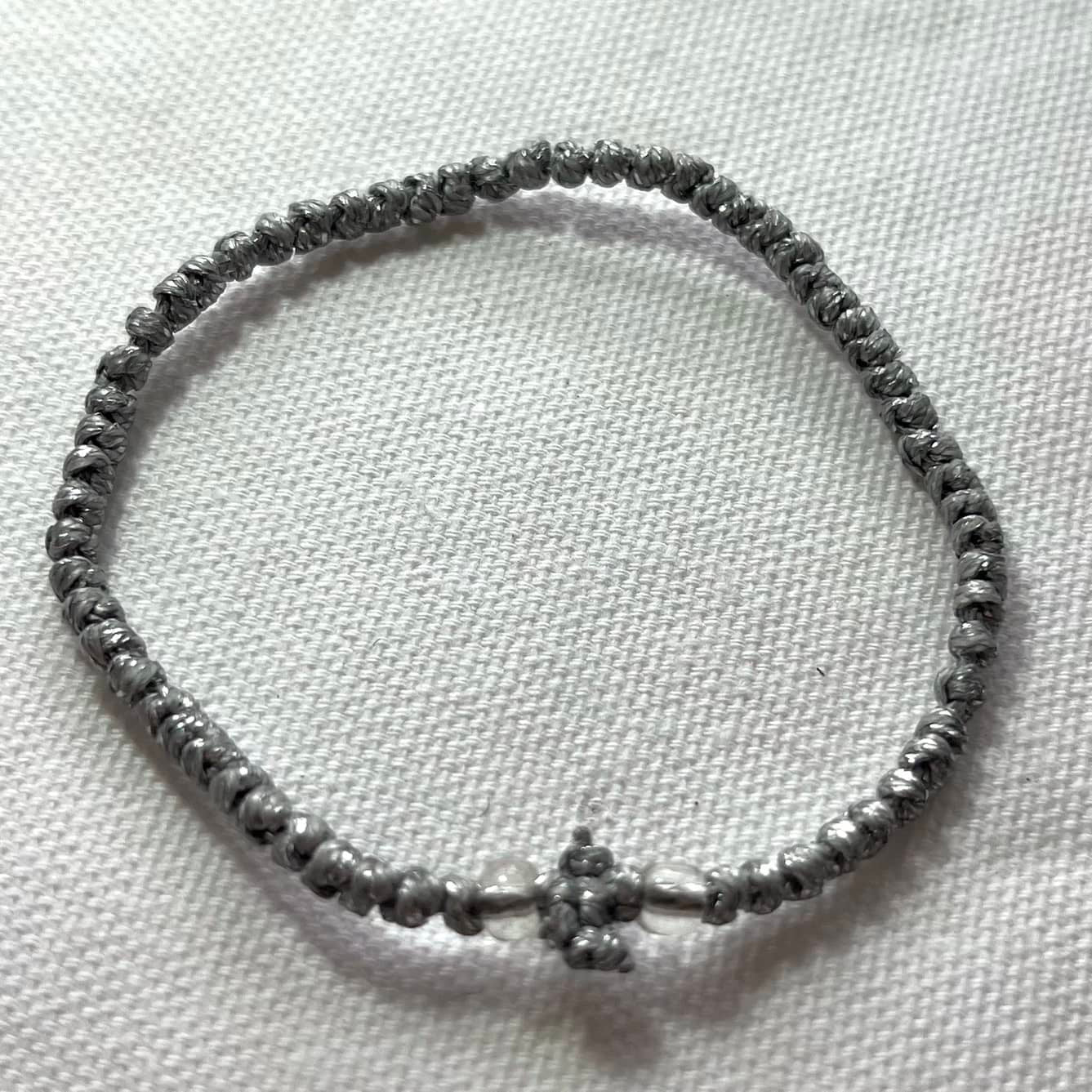 Komboskini Silver Bracelet - Lithos Crystals