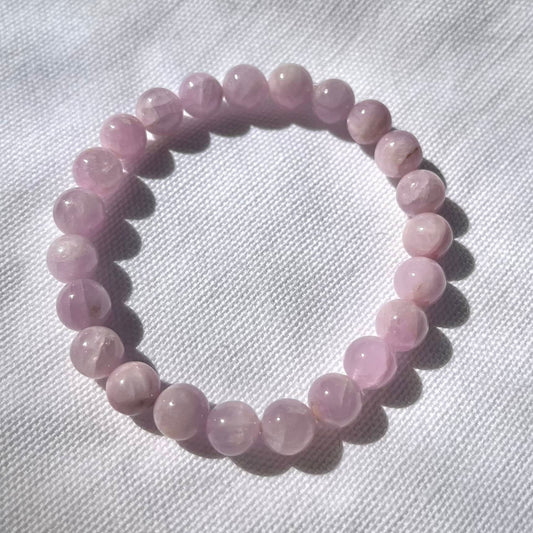 Kunzite Bracelet - Lithos Crystals