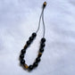 Obsidian Komboloi Worry Bead Bracelet - Lithos Crystals