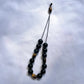 Obsidian Komboloi Worry Bead Bracelet - Lithos Crystals